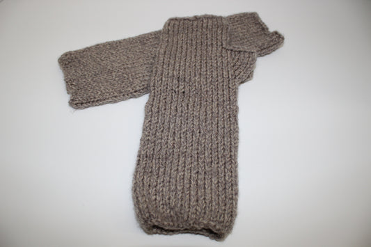 Hand and wrist handwarmer, adult size, handmade, knitted, unisex, one size fits all
