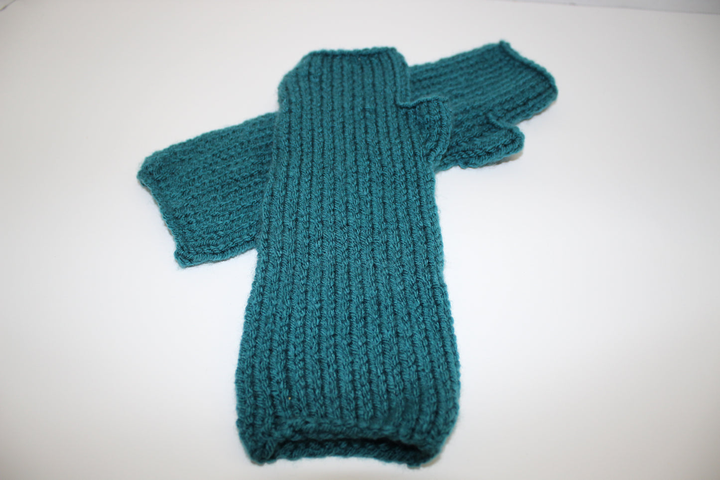 Hand and wrist handwarmer, adult size, handmade, knitted, unisex, one size fits all