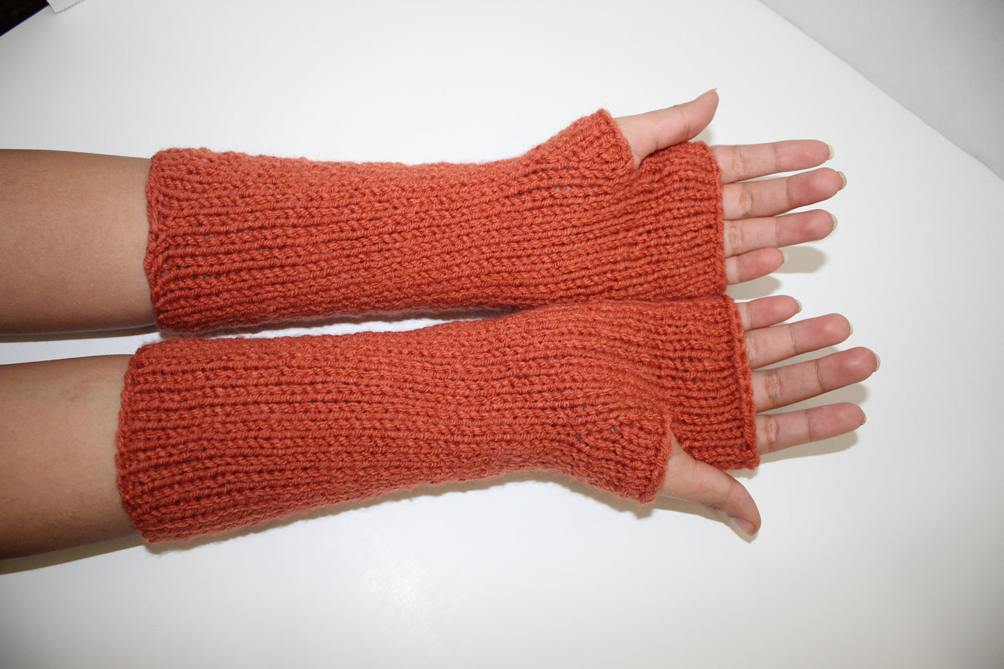 Hand and wrist handwarmer, adult size, handmade, knitted, unisex, one size fits all