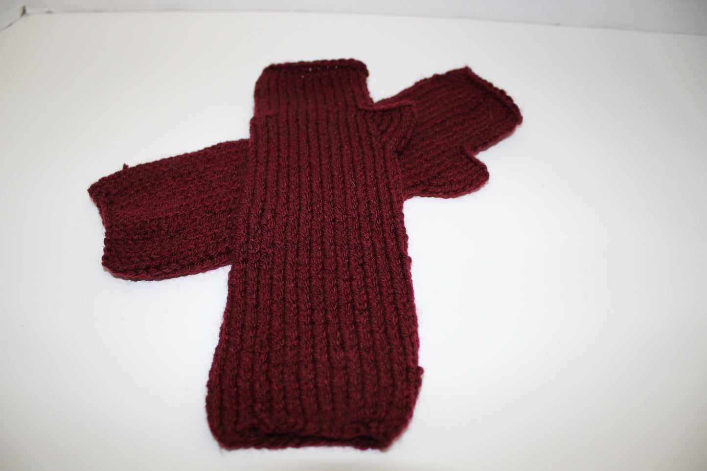 Hand and wrist handwarmer, adult size, handmade, knitted, unisex, one size fits all